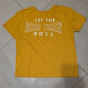 Modern Lux Yellow Graphic Tee